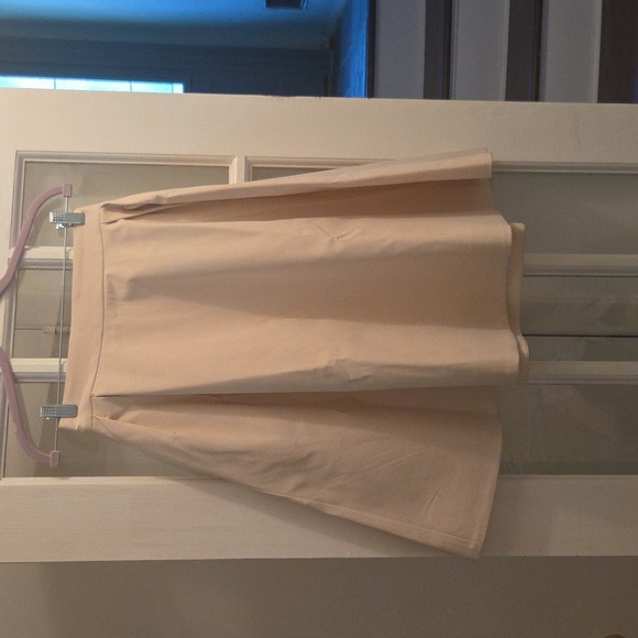 Aleeza Marci Elegant Cream A-Line Skirt With Detachable Straps- Flowy!! - Picture 11 of 11